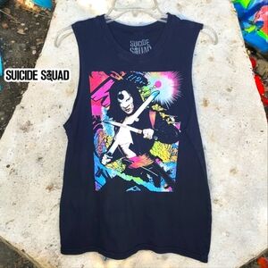 SUICIDE SQUAD Unisex Katana Tank- Small
